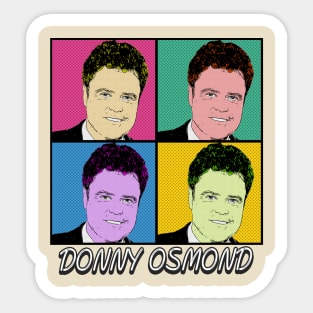 Donny Osmond 80s Pop Art Style Sticker